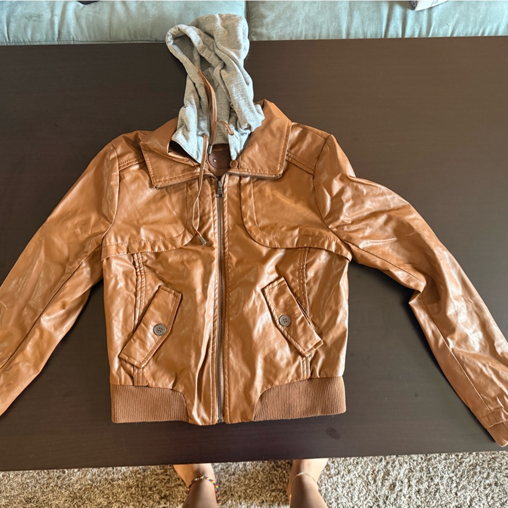 Cavalini Light Brown Leather Jacket